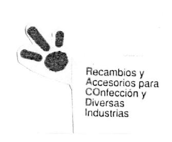 Imagen de RECAMBIOS Y ACCESORIOS PARA CONFECCION Y DIVERSAS INDUSTRIAS