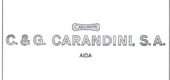 Imagen de C & G. CARANDINI, S.A. AIDA