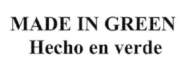 Imagen de MADE IN GREEN HECHO EN VERDE