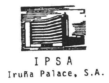 Imagen de IPSA IRUÑA PALACE, S.A