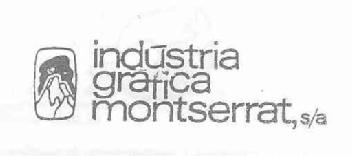 Imagen de INDUSTRIA GRAFICA MONTSERRAT, S/A
