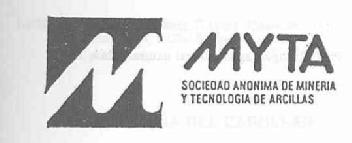 Imagen de M MYTA SOCIEDAD ANONIMA DE MINERIA Y TECNOLOGIA DE ARCILLAS