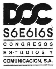 Imagen de DOC S6E616S CONGRESOS ESTUDIOS Y COMUNICACION, S.A Imagen de DOC S6E616S CONGRESOS ESTUDIOS Y COMUNICACION, S.A