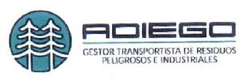 Imagen de ADIEGO GESTOR TRANSPORTISTA DE RESIDUOS PELIGROSOS E INDUSTRIALES