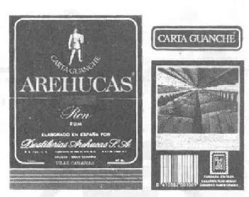 Imagen de CARTA GUANCHE AREHUCAS RON