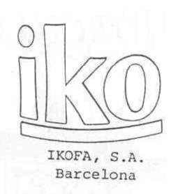 Imagen de IKO IKOFA, S.A. BARCELONA