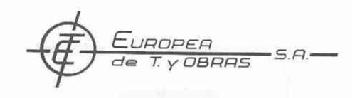 Imagen de EUROPEA DE T. Y OBRAS S.A