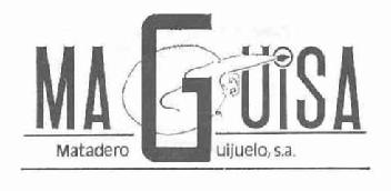 Imagen de MA GUISA MATADERO GUIJUELO, S.A