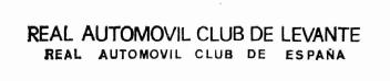 Imagen de REAL AUTOMOVIL CLUB DE LEVANTE REAL AUTOMOVIL CLUB DE ESPAÑA