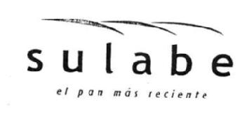 Imagen de SULABE EL PAN MAS RECIENTE