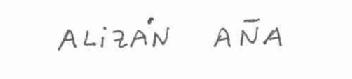 Imagen de ALIZAN AÑA