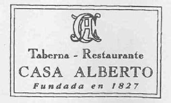 Imagen de CA TABERNA-RESTAURANTE CASA ALBERTO FUNDADA EN 1827