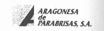 Imagen de A ARAGONESA DE PARABRISAS, S.A