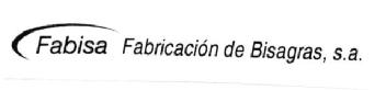 Imagen de FABISA FABRICACION DE BISAGRAS, S.A