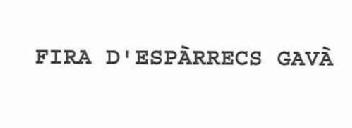 Imagen de FIRA D'ESPARRECS GAVA
