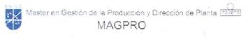 Imagen de ESINA MASTER EN GESTION DE LA PRODUCCION Y DIRECCION DE PLANTA NAVARRA MAGPRO