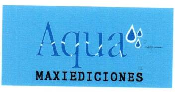 Imagen de AQUA MAXIEDICIONES