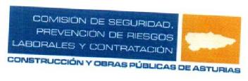 Imagen de COMISION DE SEGURIDAD. PREVENCION DE RIESGOS LABORALES Y CONTRATACION - CONSTRUCCION Y OBRAS PUBLICAS DE ASTURIAS