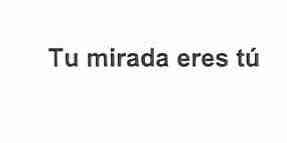 Imagen de TU MIRADA ERES TU