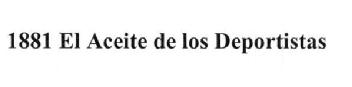 Imagen de 1881 EL ACEITE DE LOS DEPORTISTAS