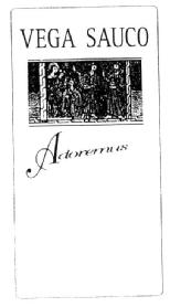 Imagen de VEGA SAUCO ADOREMUS