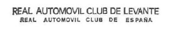 Imagen de REAL AUTOMOVIL CLUB DE LEVANTE REAL AUTOMOVIL CLUB DE ESPAÑA