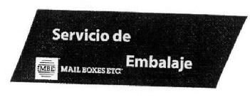 Imagen de SERVICIO DE EMBALAJE MBE MAIL BOXES ETC