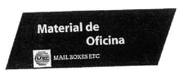 Imagen de MATERIAL DE OFICINA MBE MAIL BOXES ETC