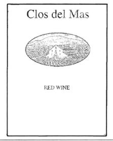 Imagen de CLOS DEL MAS RED WINE