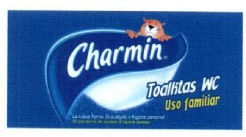 Imagen de CHARMIN TOALHITAS WC. USO FAMILIAR LA NUEVA FORMA DE CUIDADO E HIGIENE PERSONAL A NOVA FORMA DE CUIDADO E HIGIENE PESSOAL