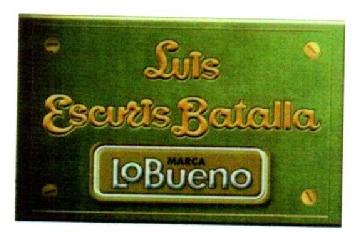 Imagen de LUIS ESCURIS BATALLA MARCA LOBUENO