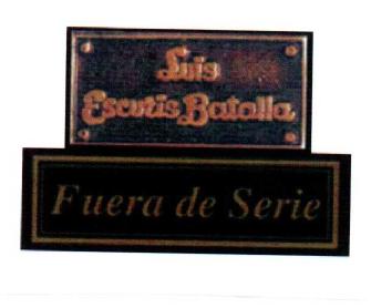 Imagen de LUIS ESCURIS BATALLA FUERA DE SERIE