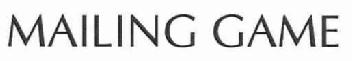 Imagen de MAILING GAME