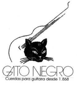 Imagen de GATO NEGRO CUERDAS PARA GUITARRA DESDE 1.868