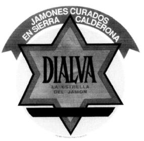 Imagen de JAMONES CURADOS EN SIERRA CALDERONA DIALVA LA ESTRELLA DEL JAMON