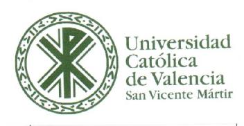 Imagen de UNIVERSIDAD CATOLICA DE VALENCIA SAN VICENTE MARTIR