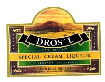 Imagen de DROS\'L SPECIAL CREAM LIQUEUR