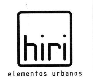 Imagen de HIRI ELEMENTOS URBANOS