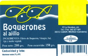 Imagen de BOQUERONES AL AJILLO C/ LA GANDARA