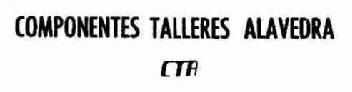 Imagen de COMPONENTES TALLERES ALAVEDRA CTA