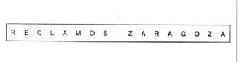 Imagen de RECLAMOS ZARAGOZA