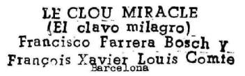 Imagen de LE CLOU MIRACLE