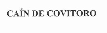 Imagen de CAIN DE COVITORO