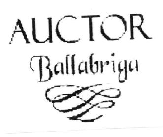 Imagen de AUCTOR BALLABRIGA