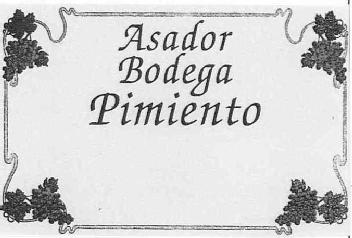Imagen de ASADOR BODEGA PIMIENTO