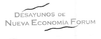Imagen de DESAYUNOS DE NUEVA ECONOMIA FORUM