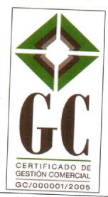 Imagen de GC CERTIFICADO DE GESTION COMERCIAL GC/000001/2005