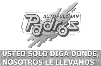 Imagen de AUTOPULLMAN PADROS USTED SOLO DIGA DONDE, NOSOTROS LE LLEVAMOS