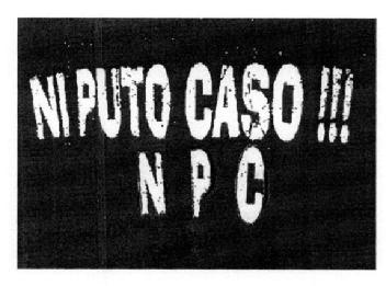 Imagen de NI PUTO CASO!!! N P C