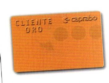 Imagen de CLIENTE ORO CAPRABO